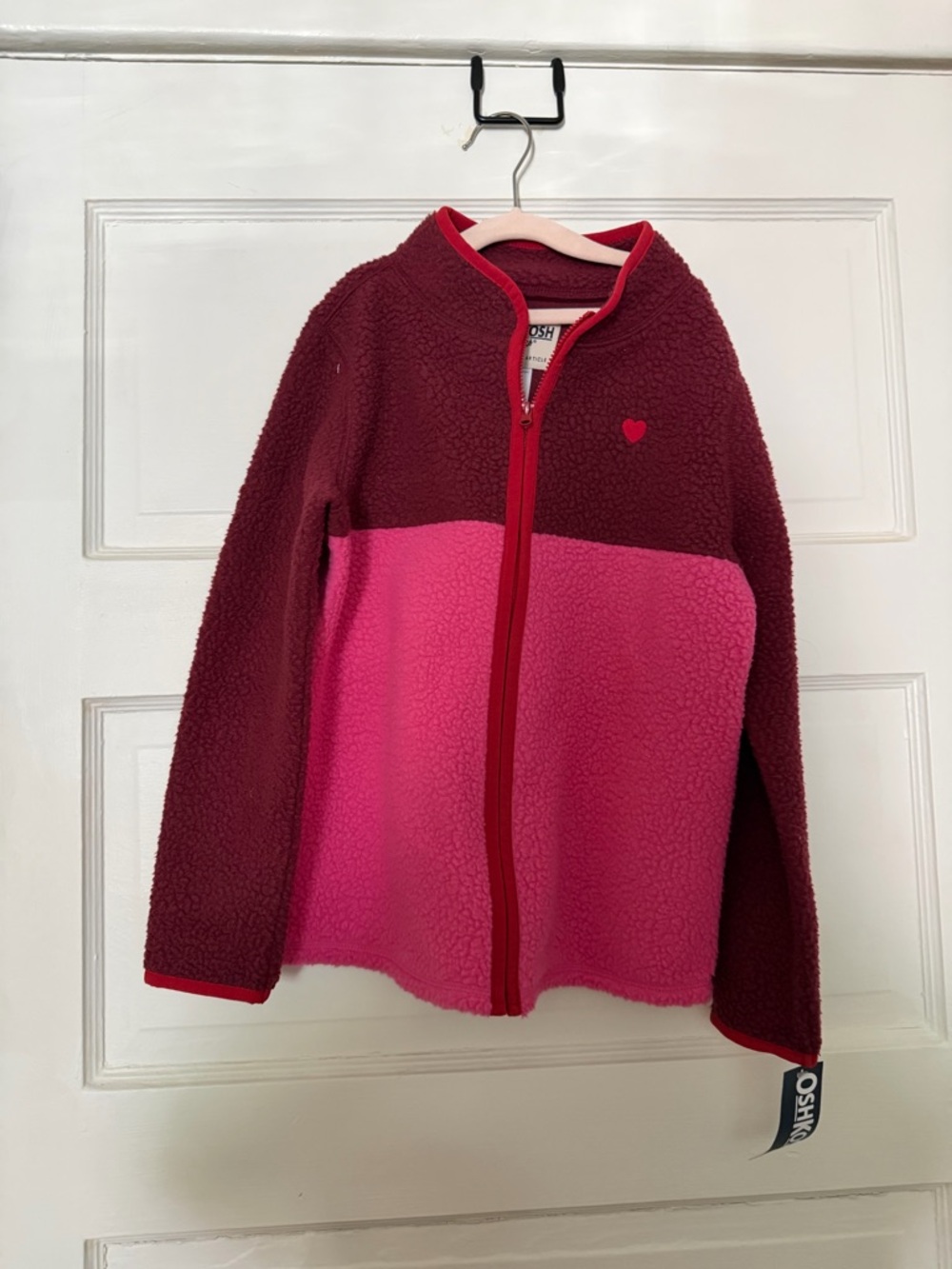 OshKosh B'gosh Kids Burgundy Fleece Jacket